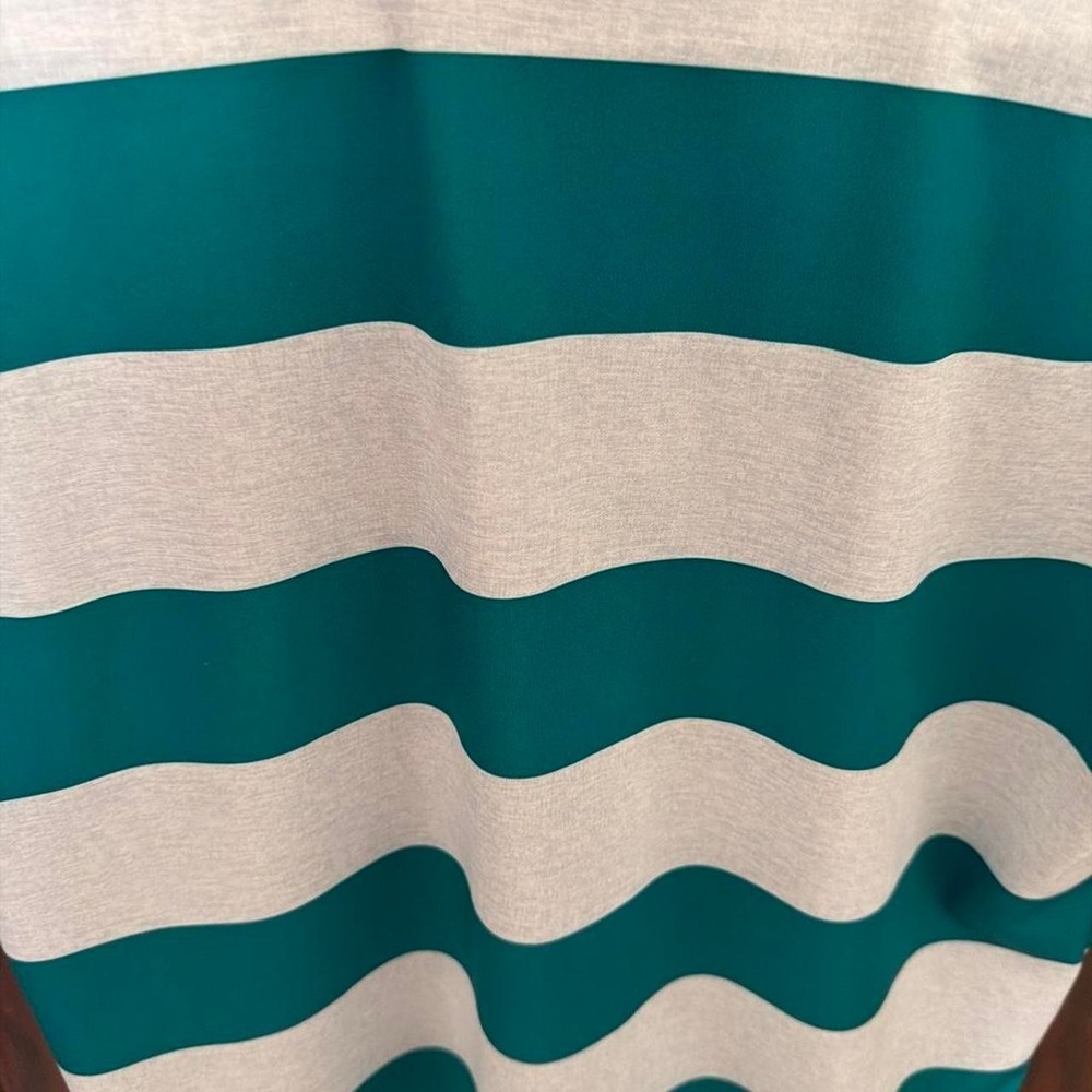 Men's NIKE GOLF Dri-Fit Standard Polo Shirt XL Aqua Green & Gray With Logo - Picture 7 of 7
